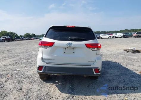 2019 Toyota Highlander Limited Platinum from USA, damaged, VIN 5TDYZRFH3KS312775